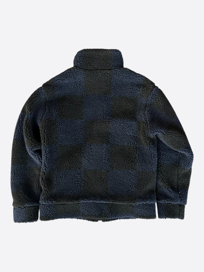 Louis Vuitton Nigo Black & Blue Checkered Fleece