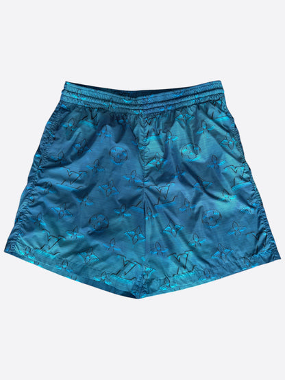 Louis Vuitton Blue 2054 Monogram Swim Shorts