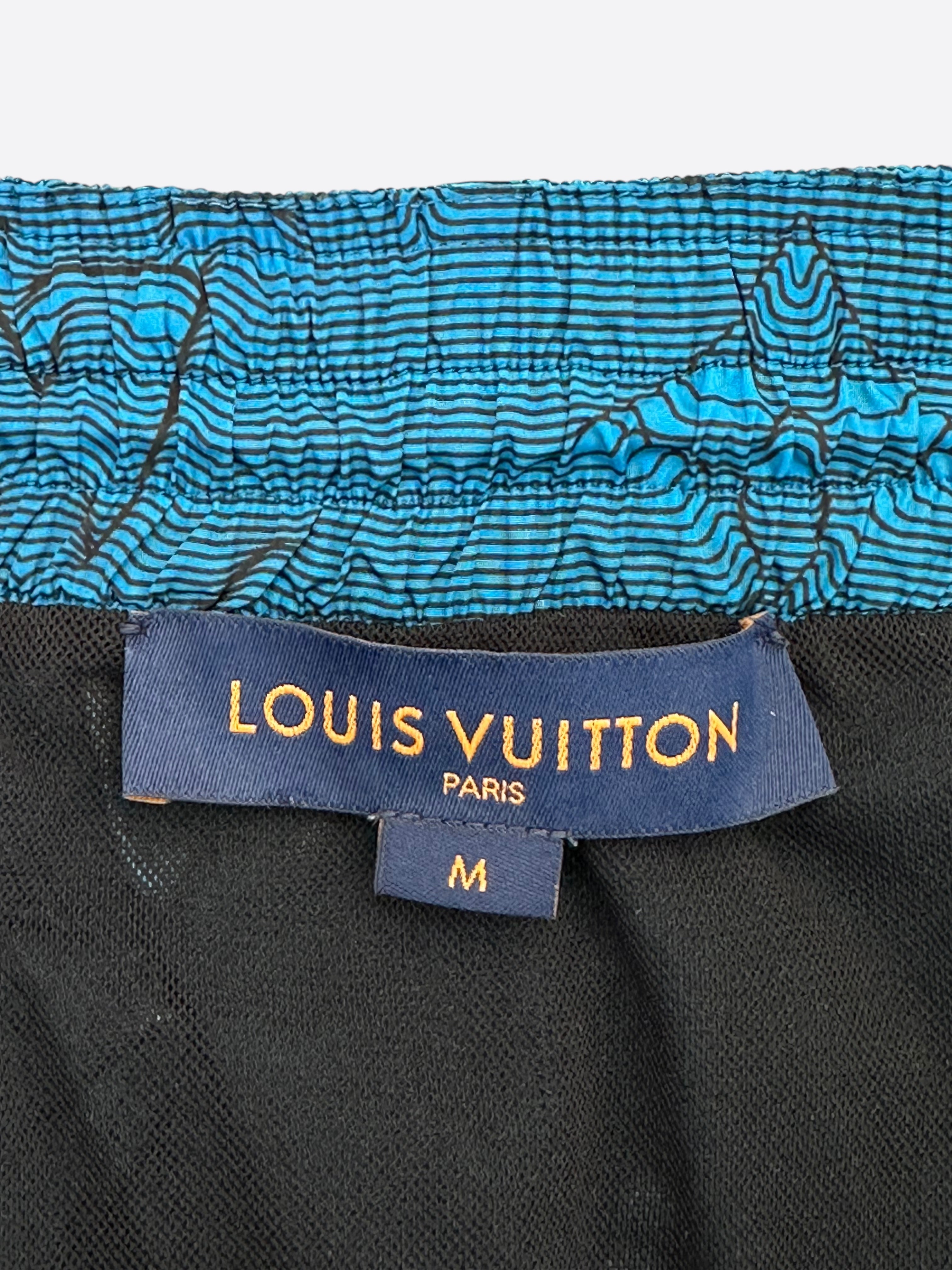 Louis Vuitton Blue 2054 Monogram Swim Shorts – Savonches