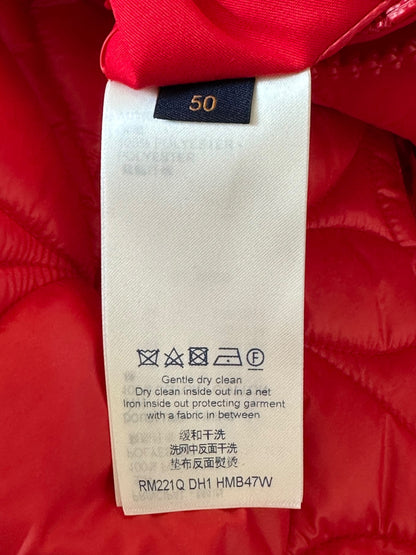 Louis Vuitton Red Flower Monogram Puffer Jacket