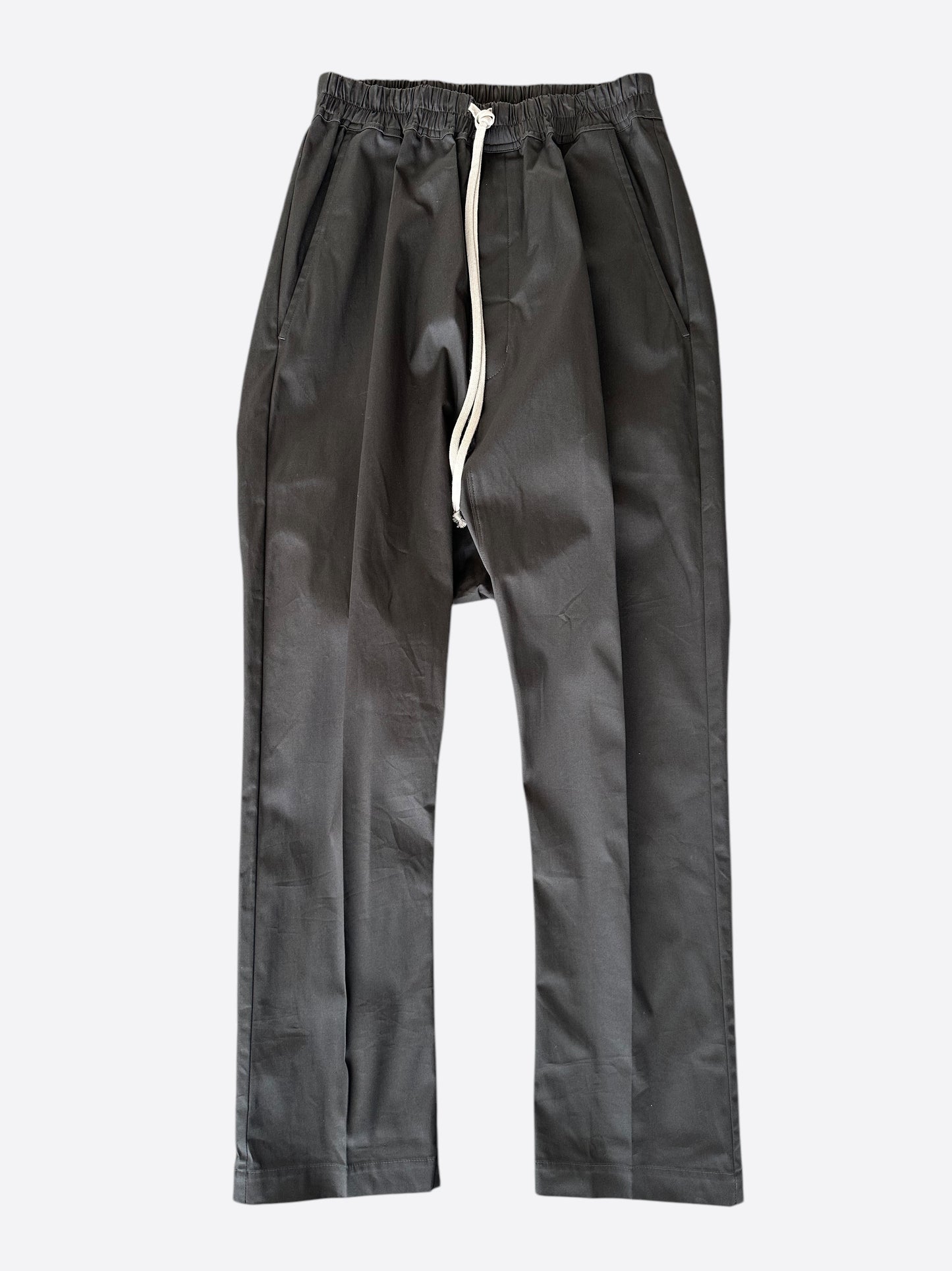 Rick Owens Grey Dropcrotch Long Pants