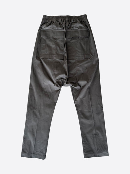 Rick Owens Grey Dropcrotch Long Pants