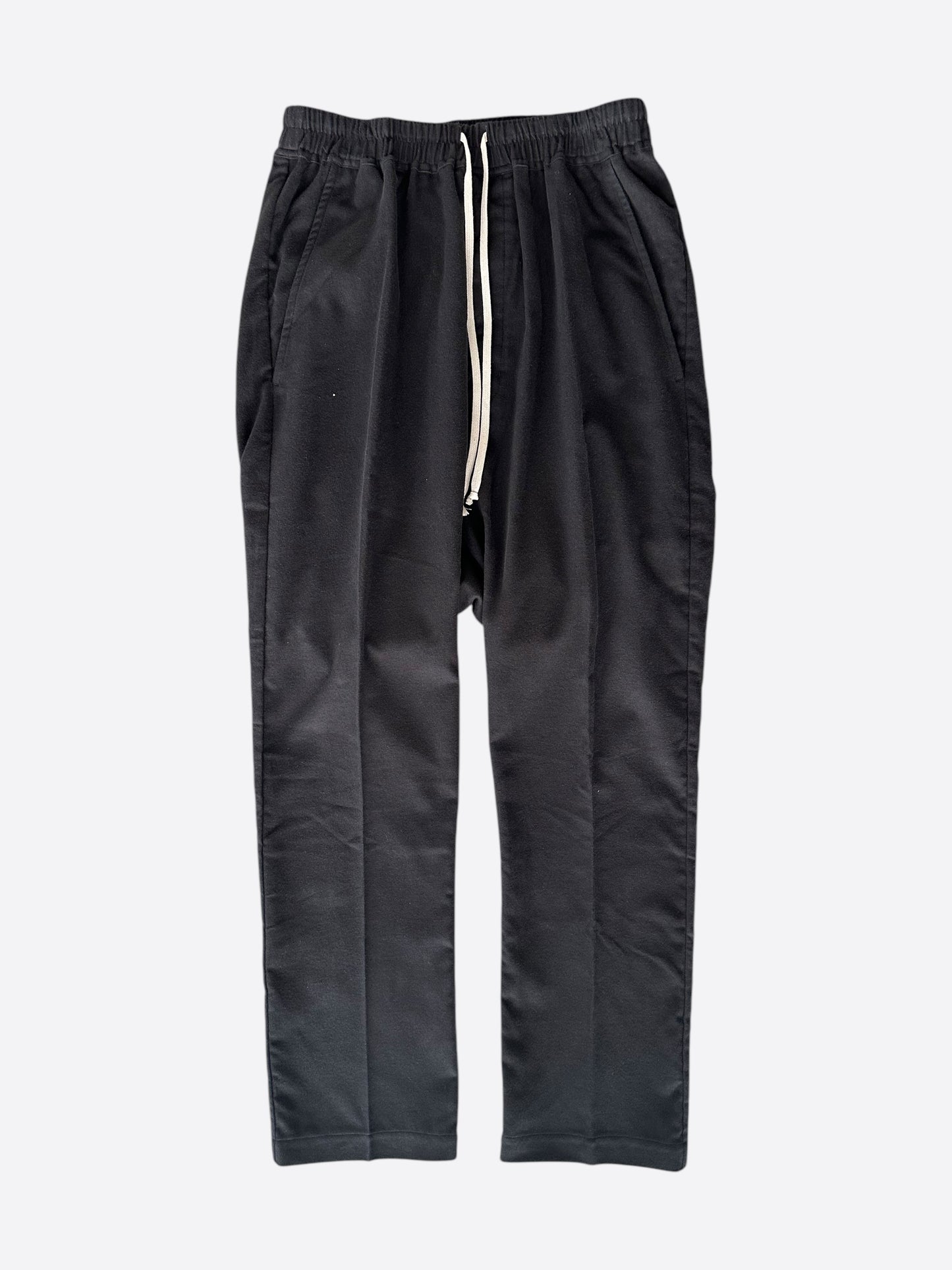 Rick Owens Black Dropcrotch Long Pants