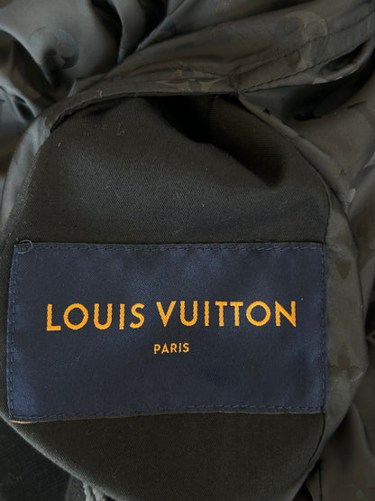Louis Vuitton Black Monogram Reversible Leather Jacket