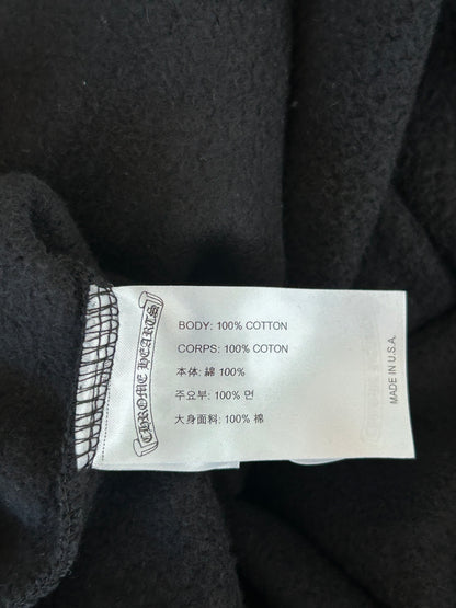 Chrome Hearts Black & White London Horseshoe Logo Hoodie