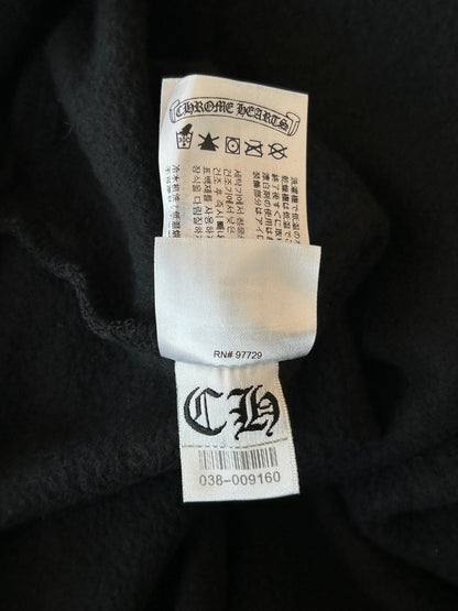 Chrome Hearts Black & White London Horseshoe Logo Hoodie