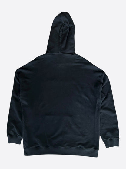 Givenchy Black & Multicolor Signature Logo Hoodie