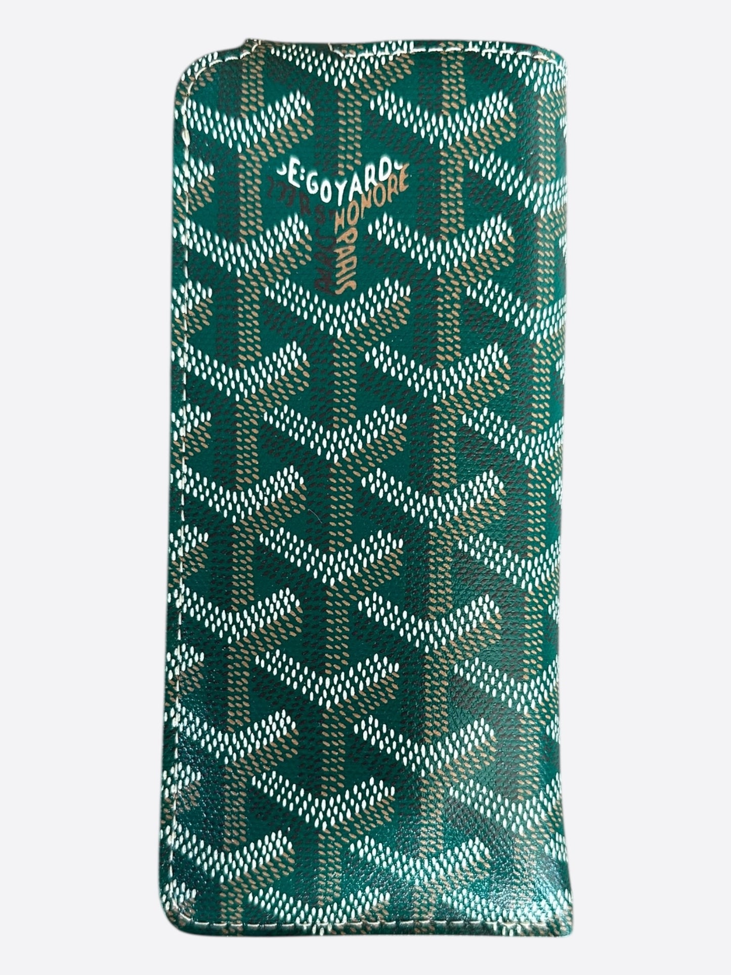 Goyard Green Montmartre PM Glasses Case