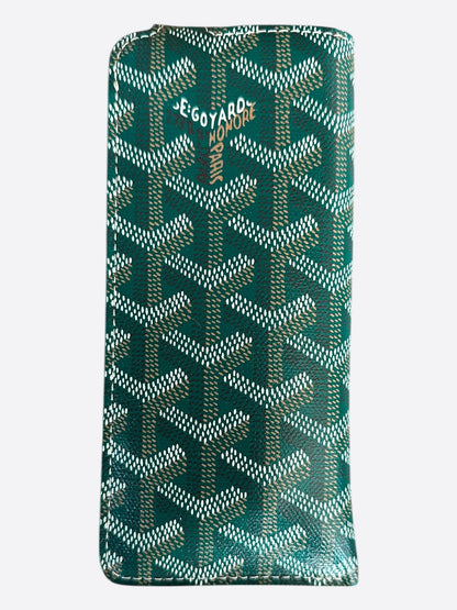 Goyard Green Montmartre PM Glasses Case