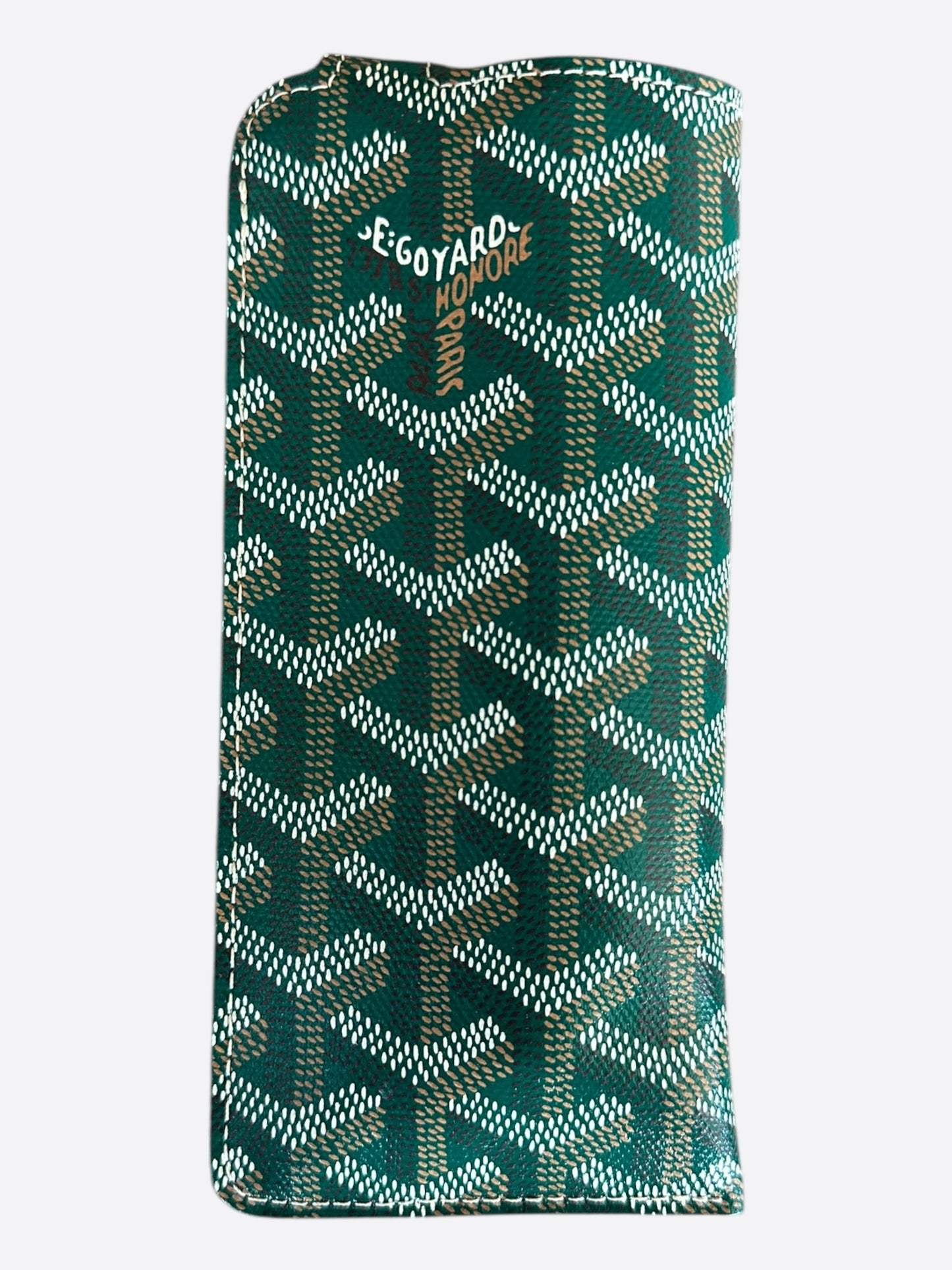 Goyard Green Montmartre PM Glasses Case