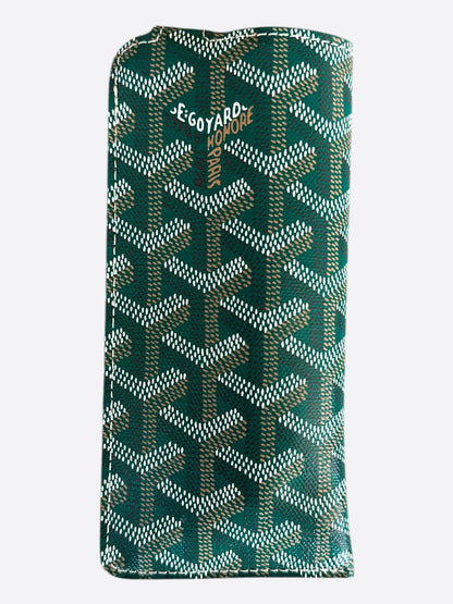 Goyard Green Montmartre PM Glasses Case