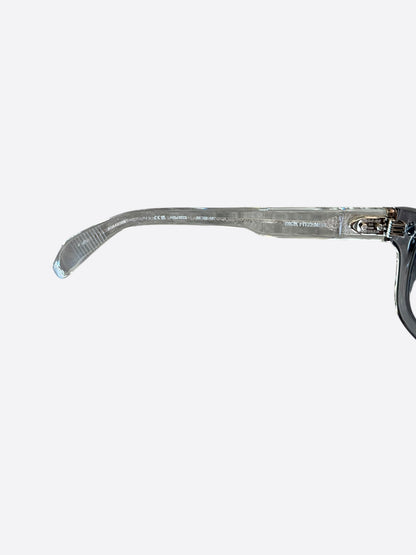 Chrome Hearts Clear & Silver Dick Fitzener Sunglasses