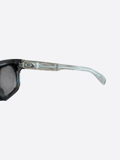 Chrome Hearts Clear & Silver Dick Fitzener Sunglasses
