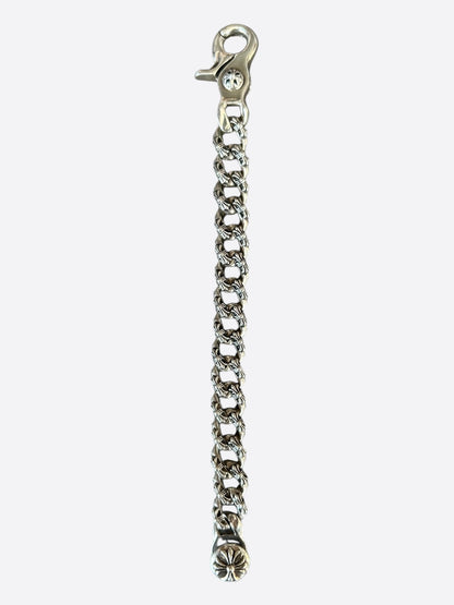 Chrome Hearts Silver Fancy Cuban Bracelet