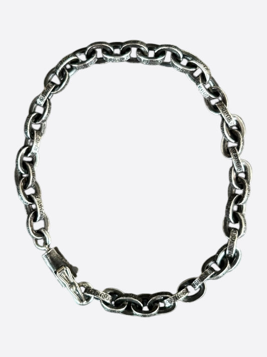 Chrome Hearts Silver Paperchain Bracelet
