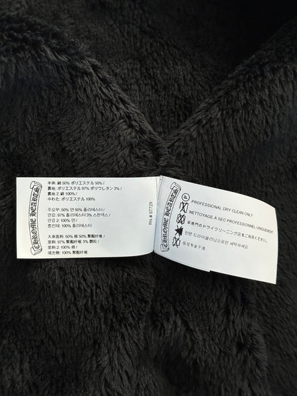 Chrome Hearts Navy & Green Plaid Sherpa Jacket