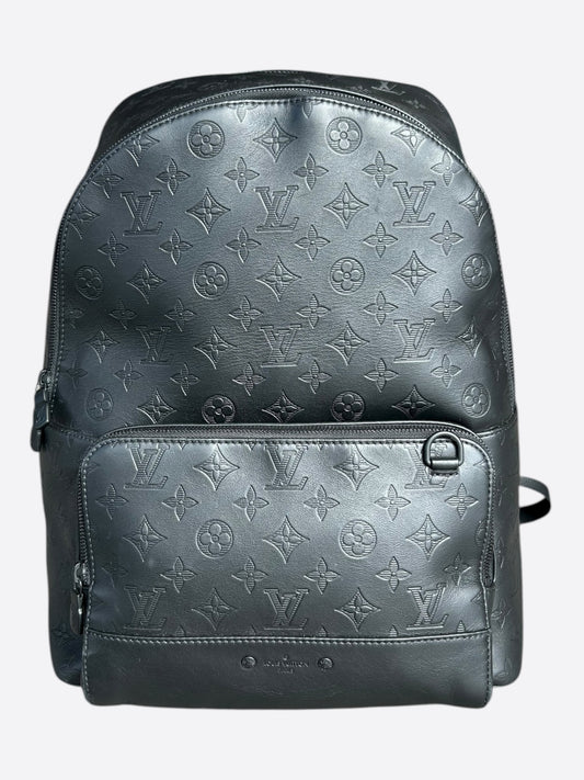 Louis Vuitton Black Shadow Monogram Racer Backpack