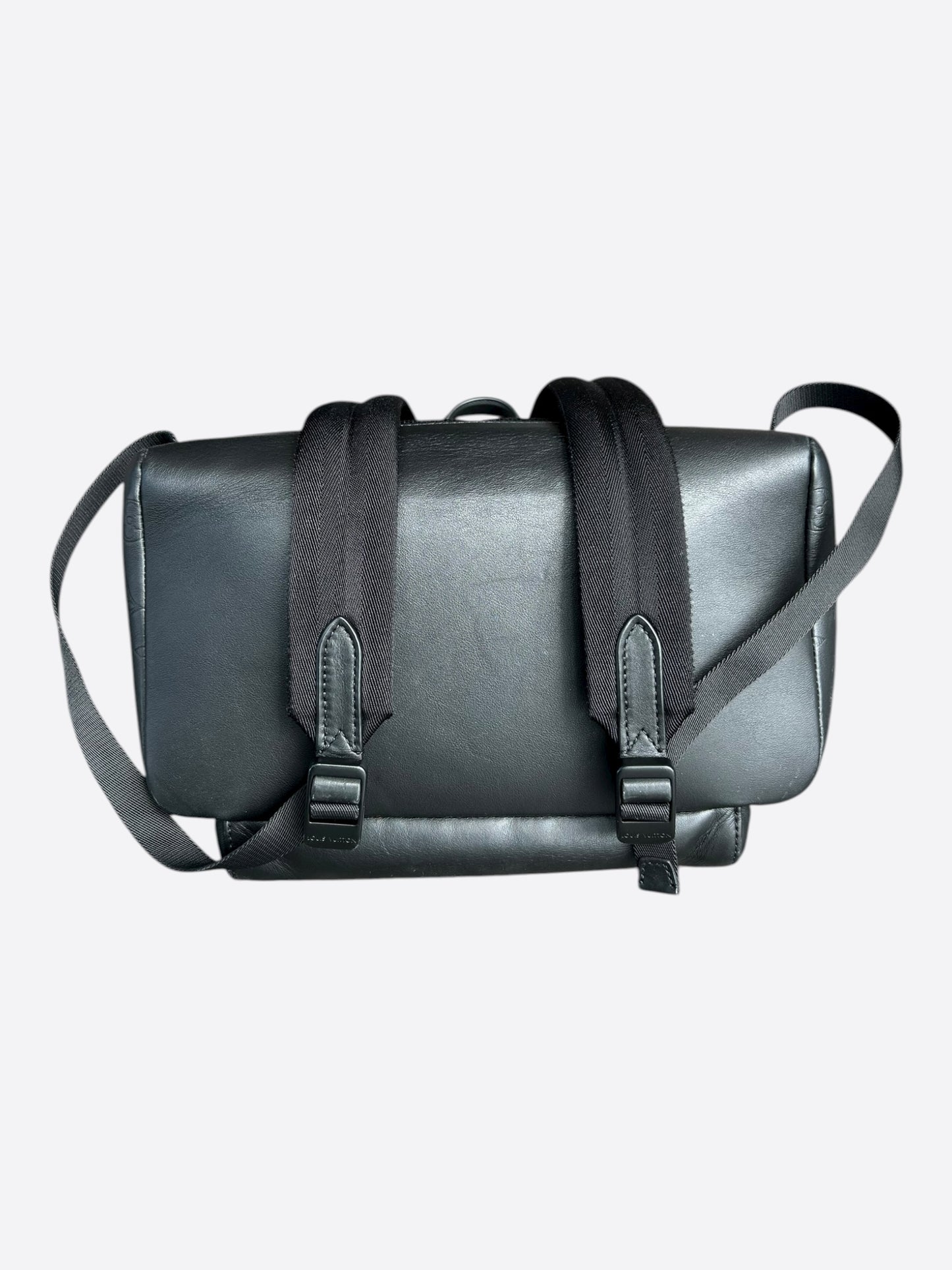 Louis Vuitton Black Shadow Monogram Racer Backpack