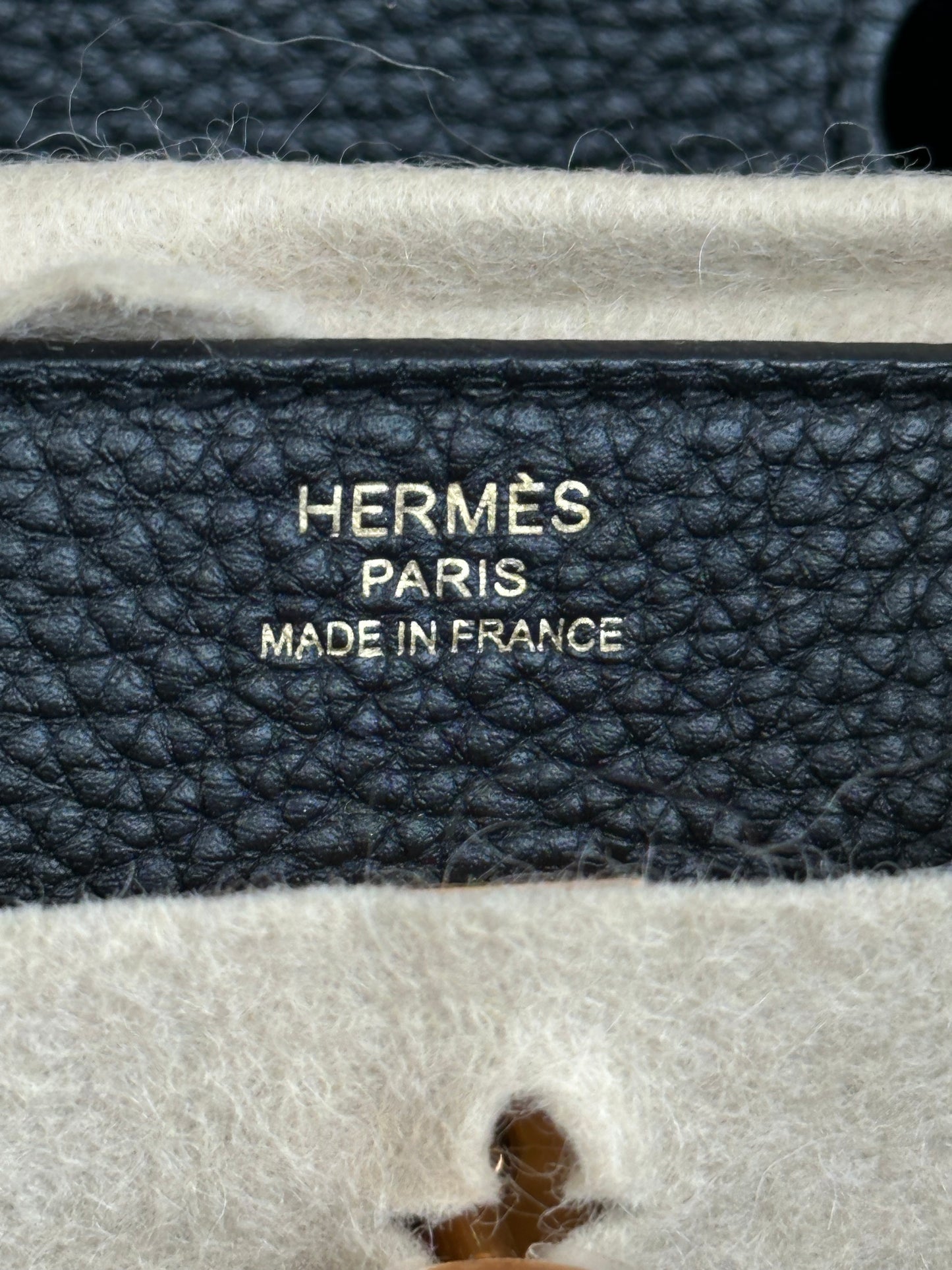 Hermes Black Togo & Rose Gold Hardware Birkin 25