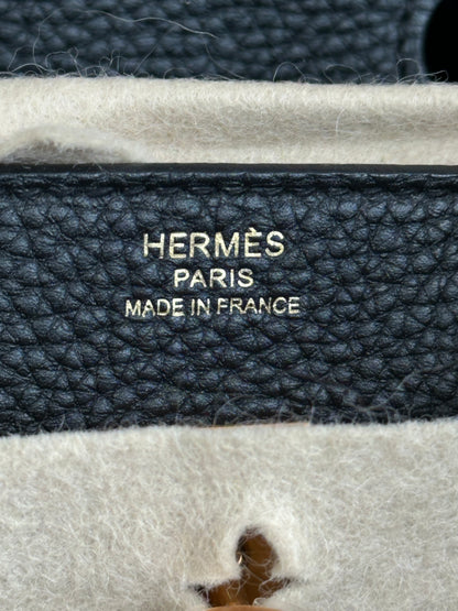 Hermes Black Togo & Rose Gold Hardware Birkin 25