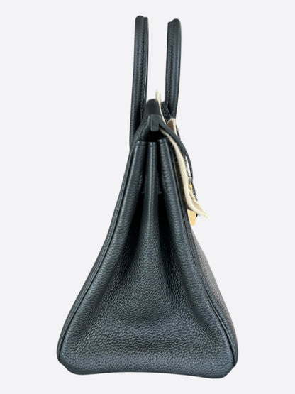 Hermes Black Togo & Gold Hardware Birkin 25