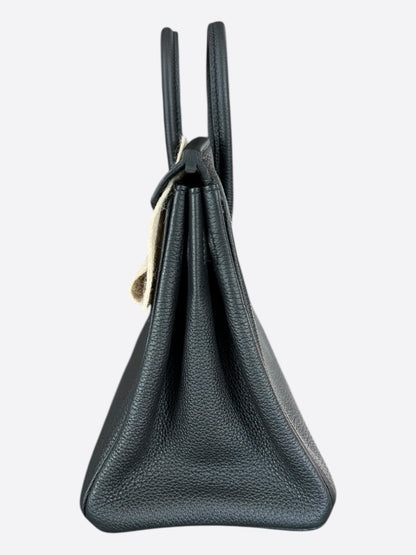 Hermes Black Togo & Gold Hardware Birkin 25