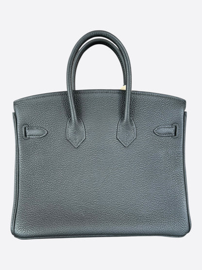 Hermes Black Togo & Gold Hardware Birkin 25
