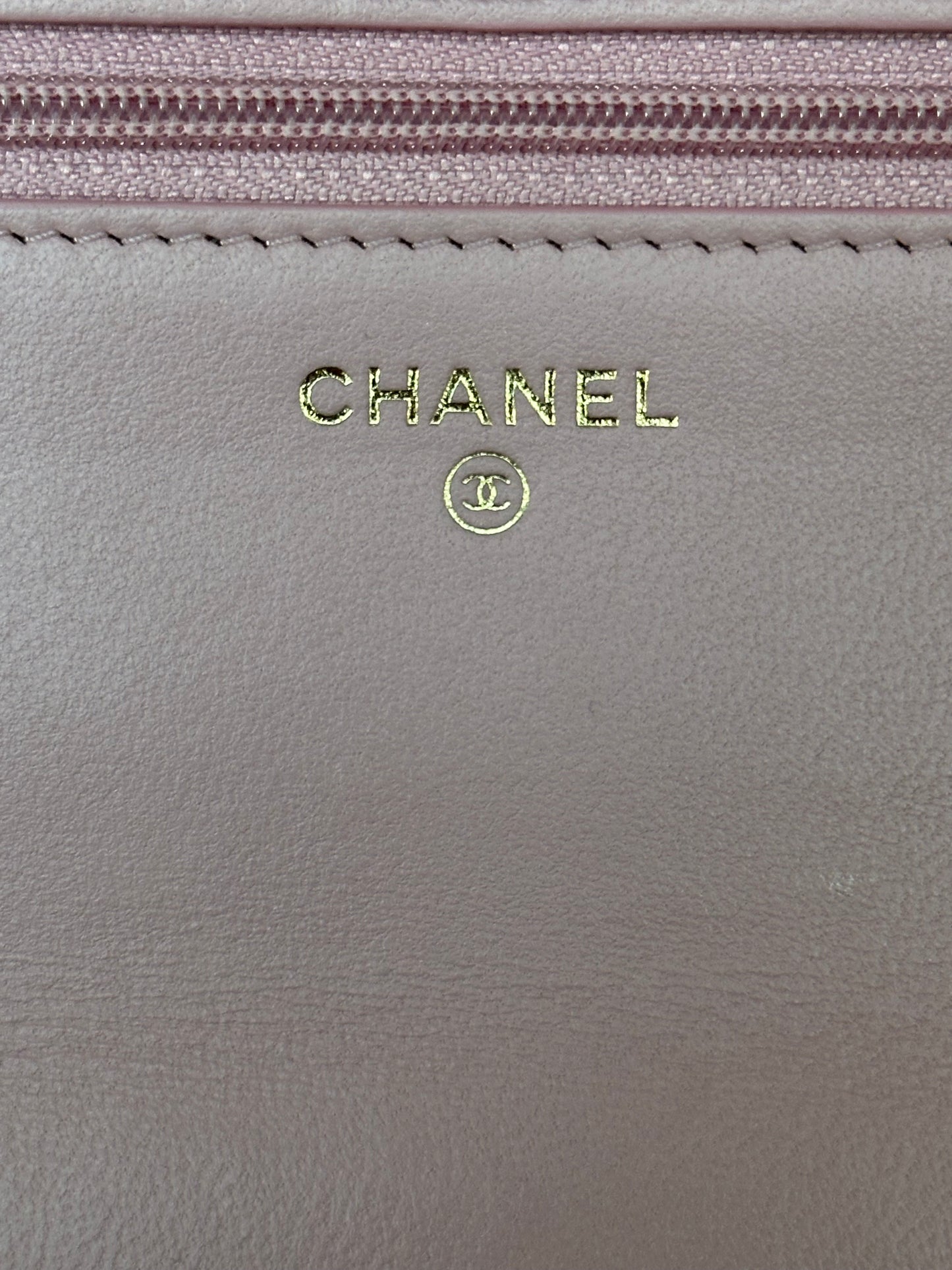 Chanel Pink Quilted Trendy CC Wallet On Chain Bag