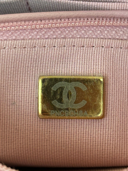 Chanel Pink Quilted Trendy CC Wallet On Chain Bag