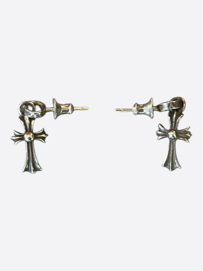 Chrome Hearts Silver Baby Fat Earrings
