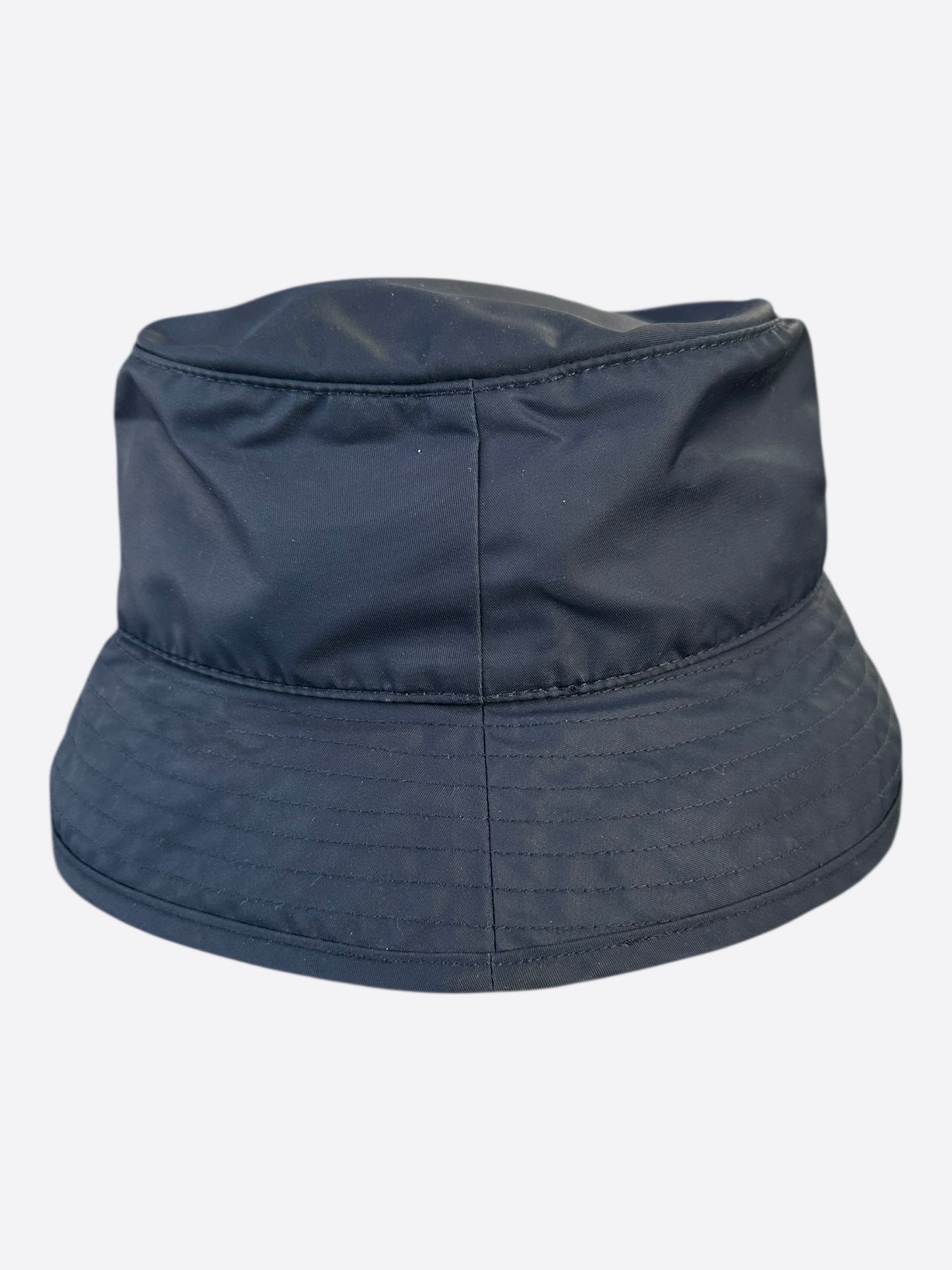 Chrome Hearts Navy & Yellow Cross Patch Nylon Bucket Hat