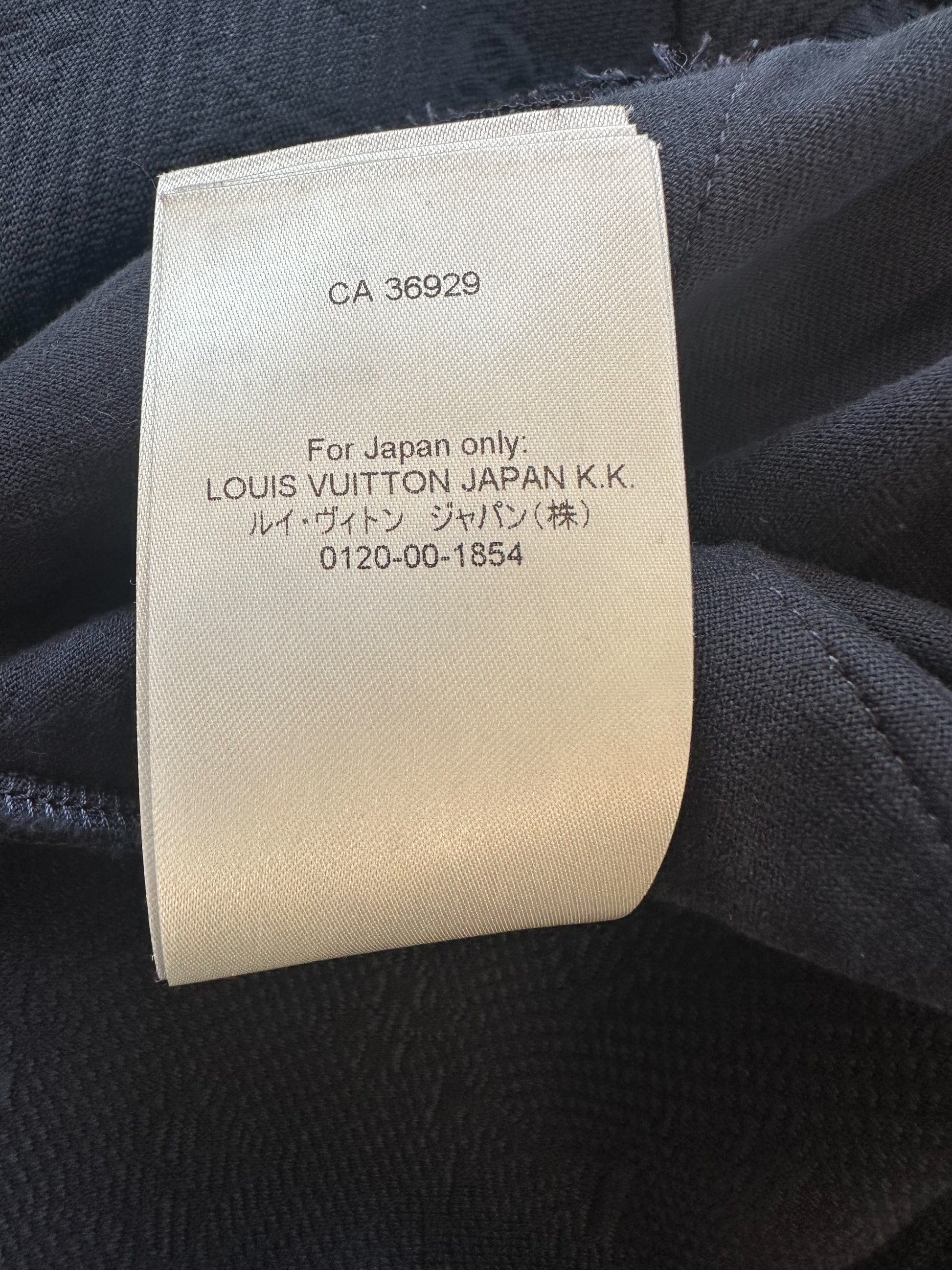 Louis Vuitton blue Monogram-Panel Sweatpants
