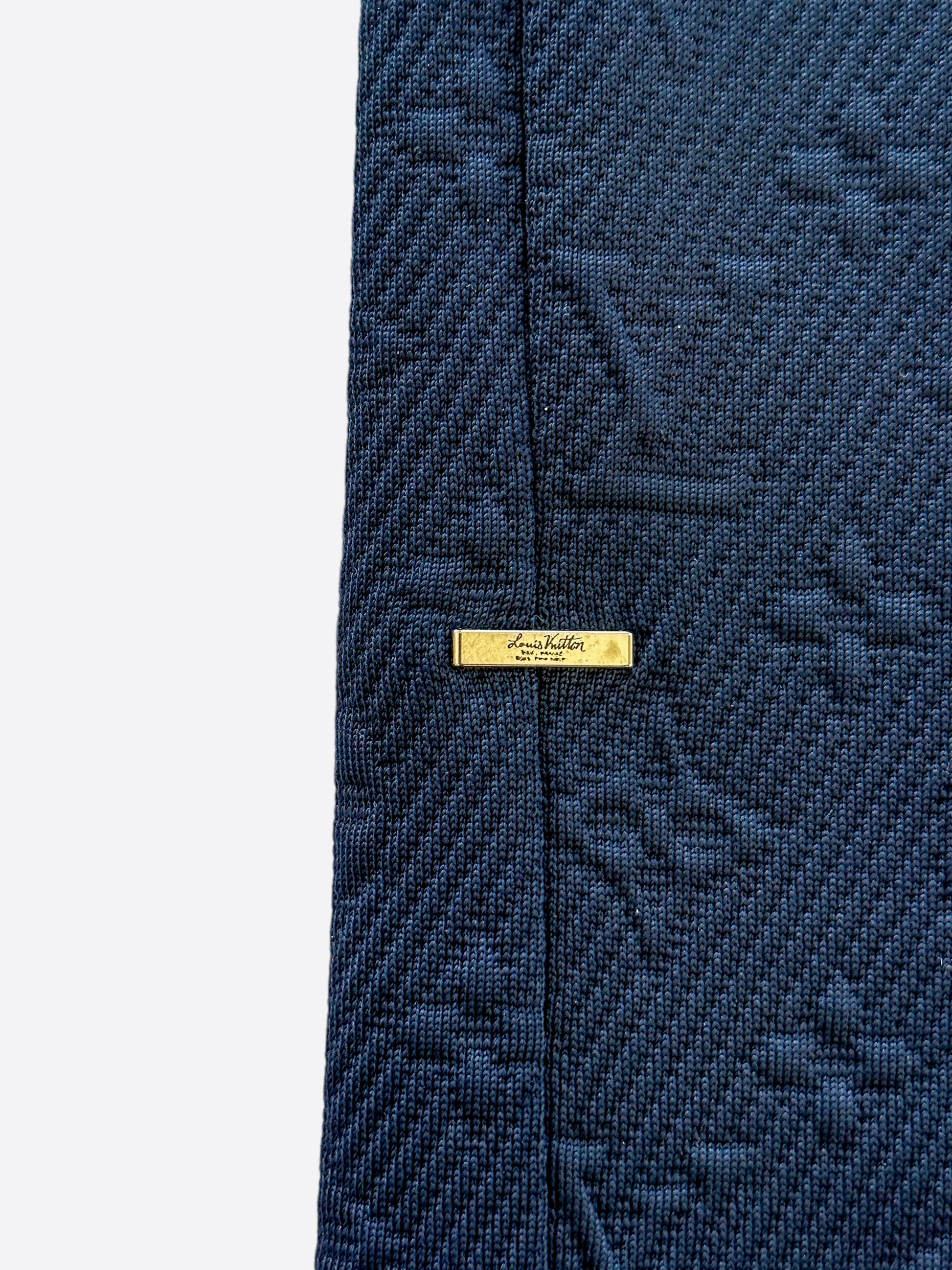 Louis Vuitton blue Monogram-Panel Sweatpants