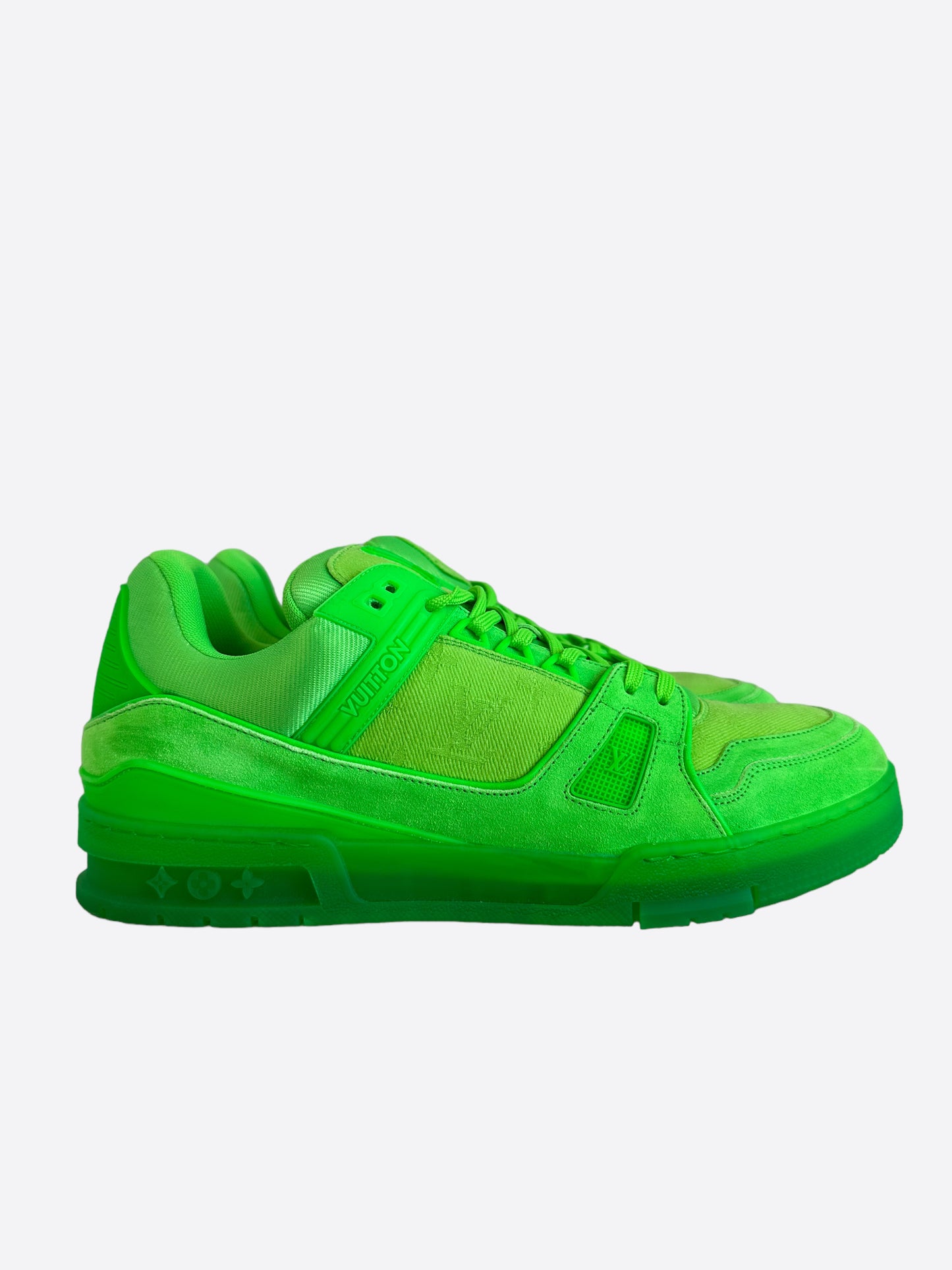 Louis Vuitton Neon Green Monogram Trainers