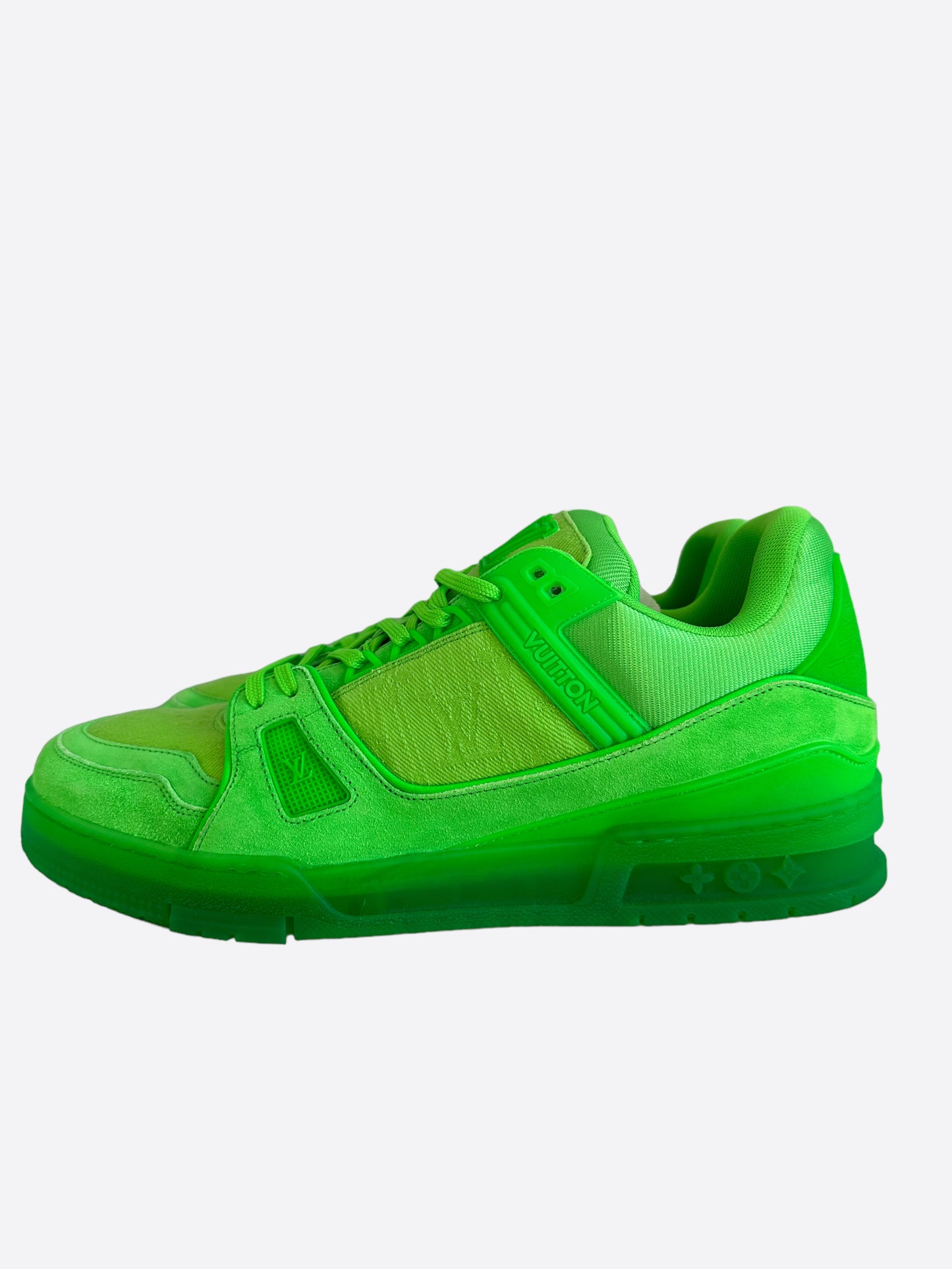 Louis Vuitton Neon Green Monogram Trainers