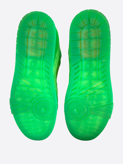 Louis Vuitton Neon Green Monogram Trainers