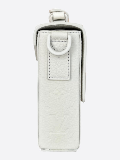 Louis Vuitton White Friends Taurillon Monogram Flap Soft Trunk Messenger