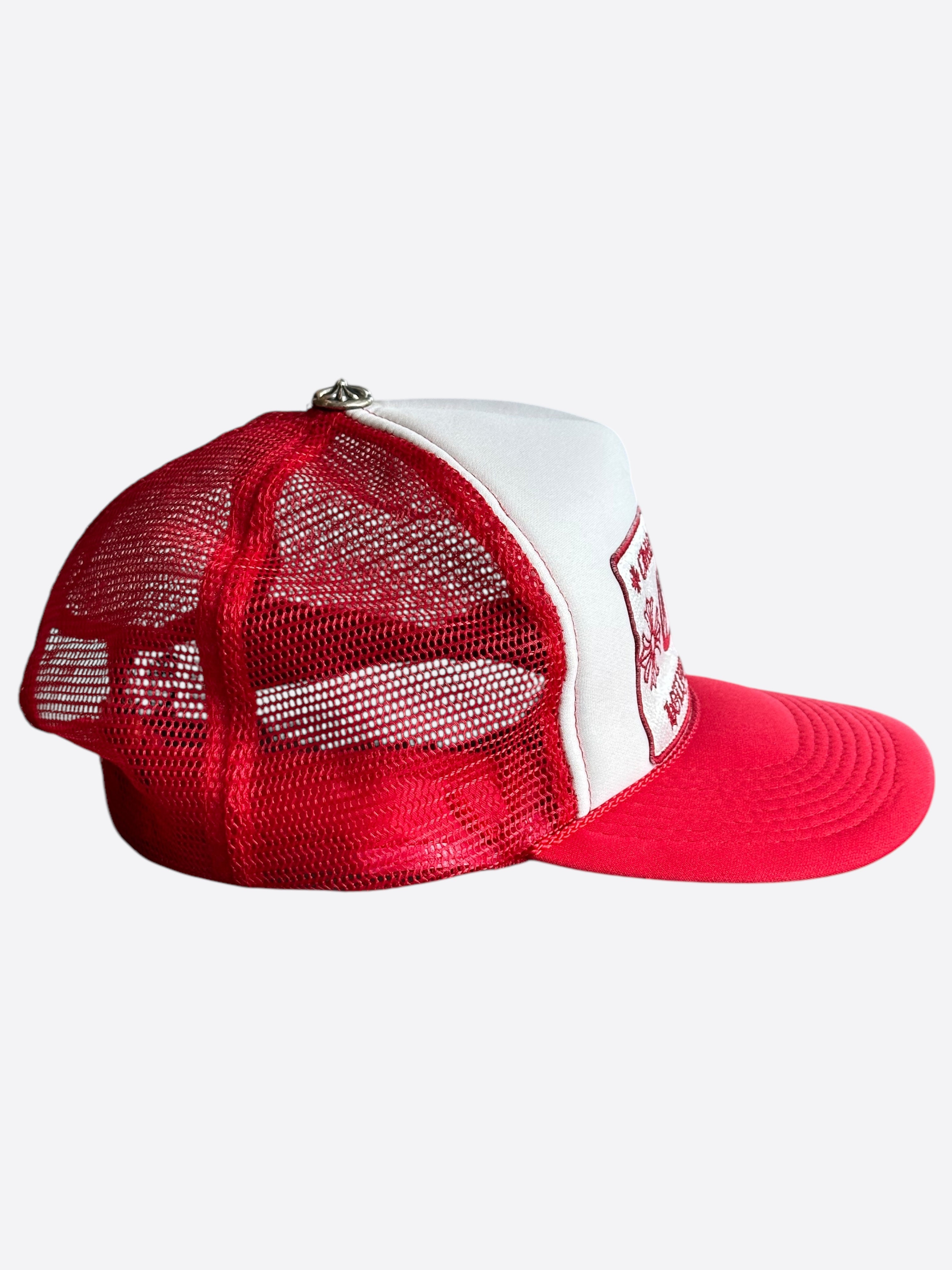 Chrome Hearts CH Silver Button Hat Red/Yellow | PLUS