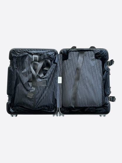 Dior Rimowa Black Oblique Carry-On Luggage