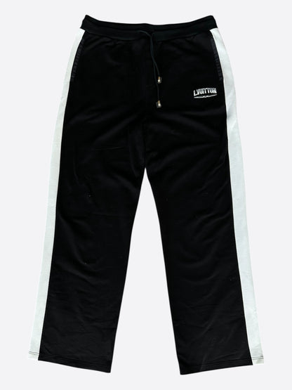 Louis Vuitton Black & White Striped Track Pants