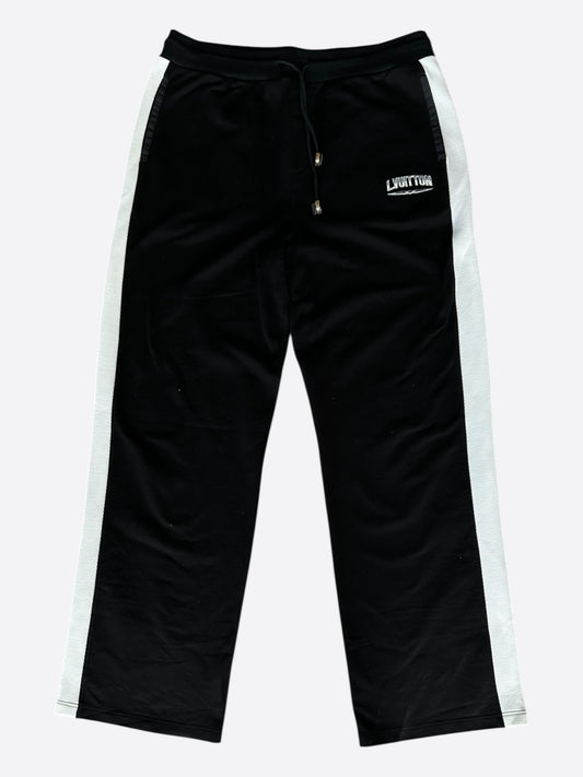 Louis Vuitton Black & White Striped Track Pants