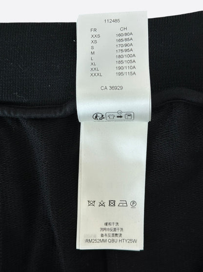 Louis Vuitton Black & White Striped Track Pants