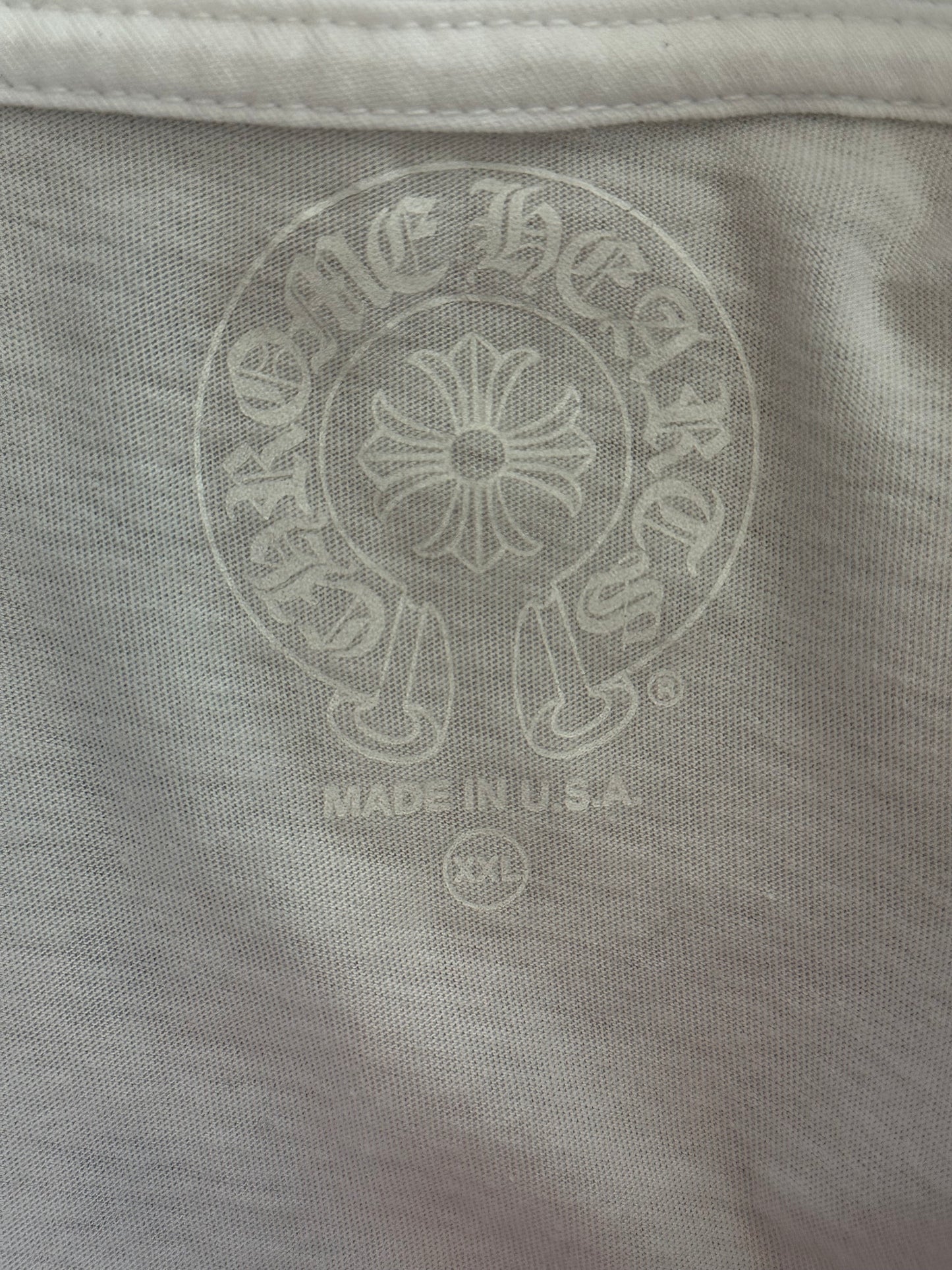 Chrome Hearts White Union Jack T-Shirt