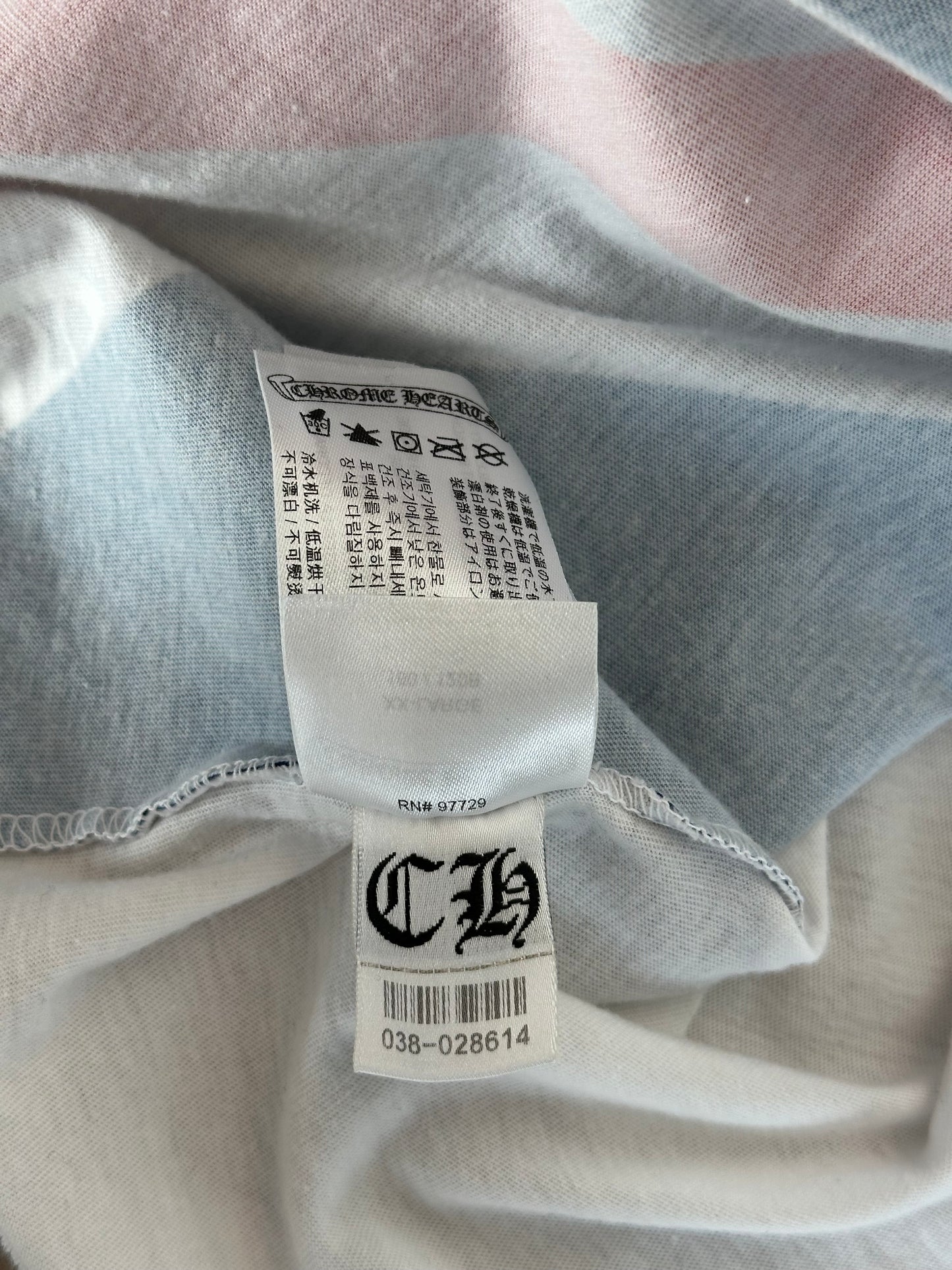 Chrome Hearts White Union Jack T-Shirt