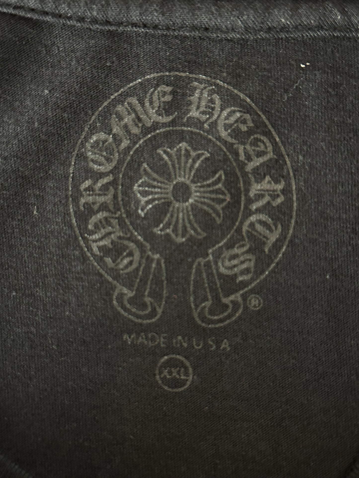 Chrome Hearts Black & Pink Foti Graphic T-Shirt