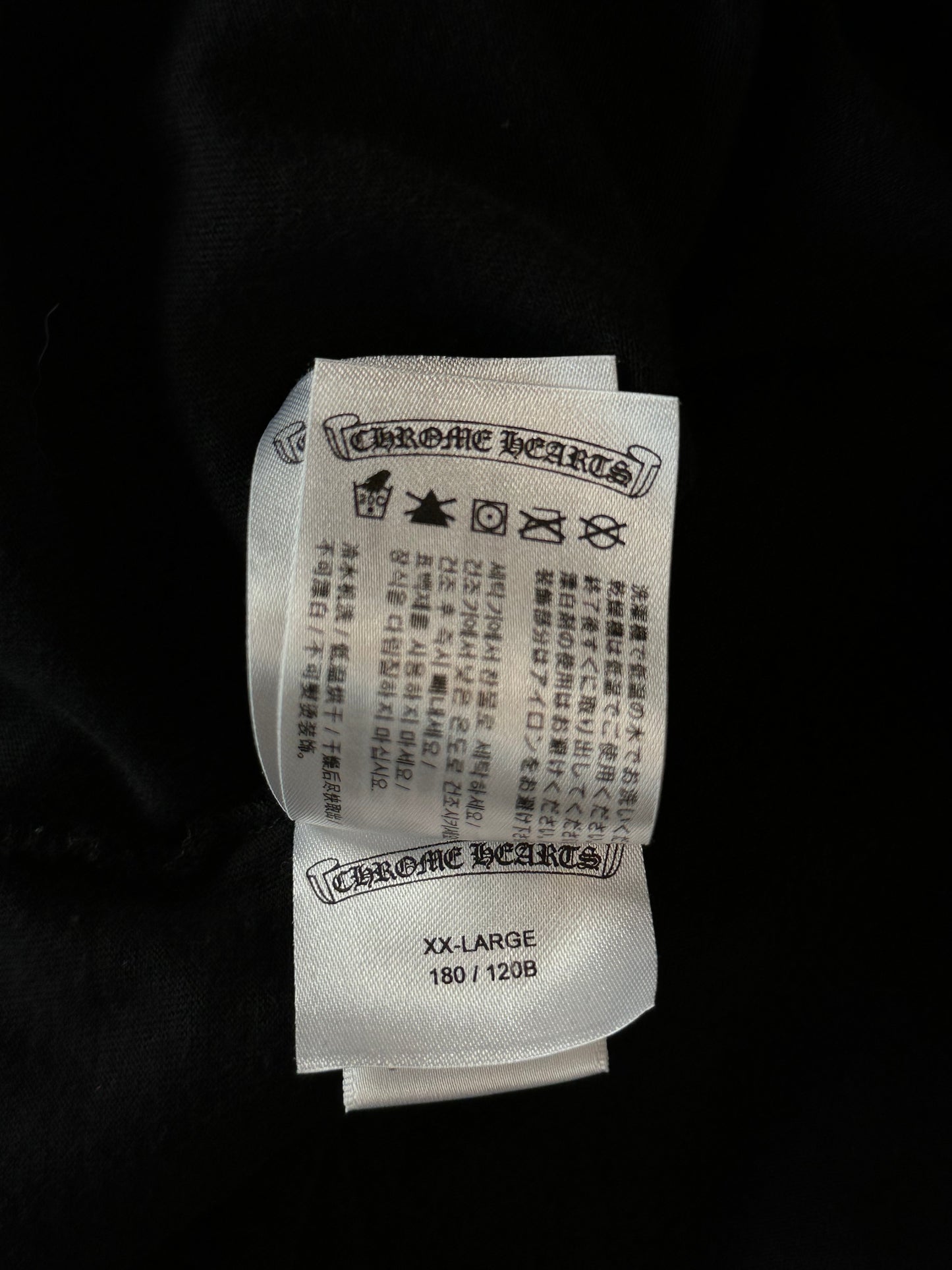 Chrome Hearts Black & Pink Foti Graphic T-Shirt