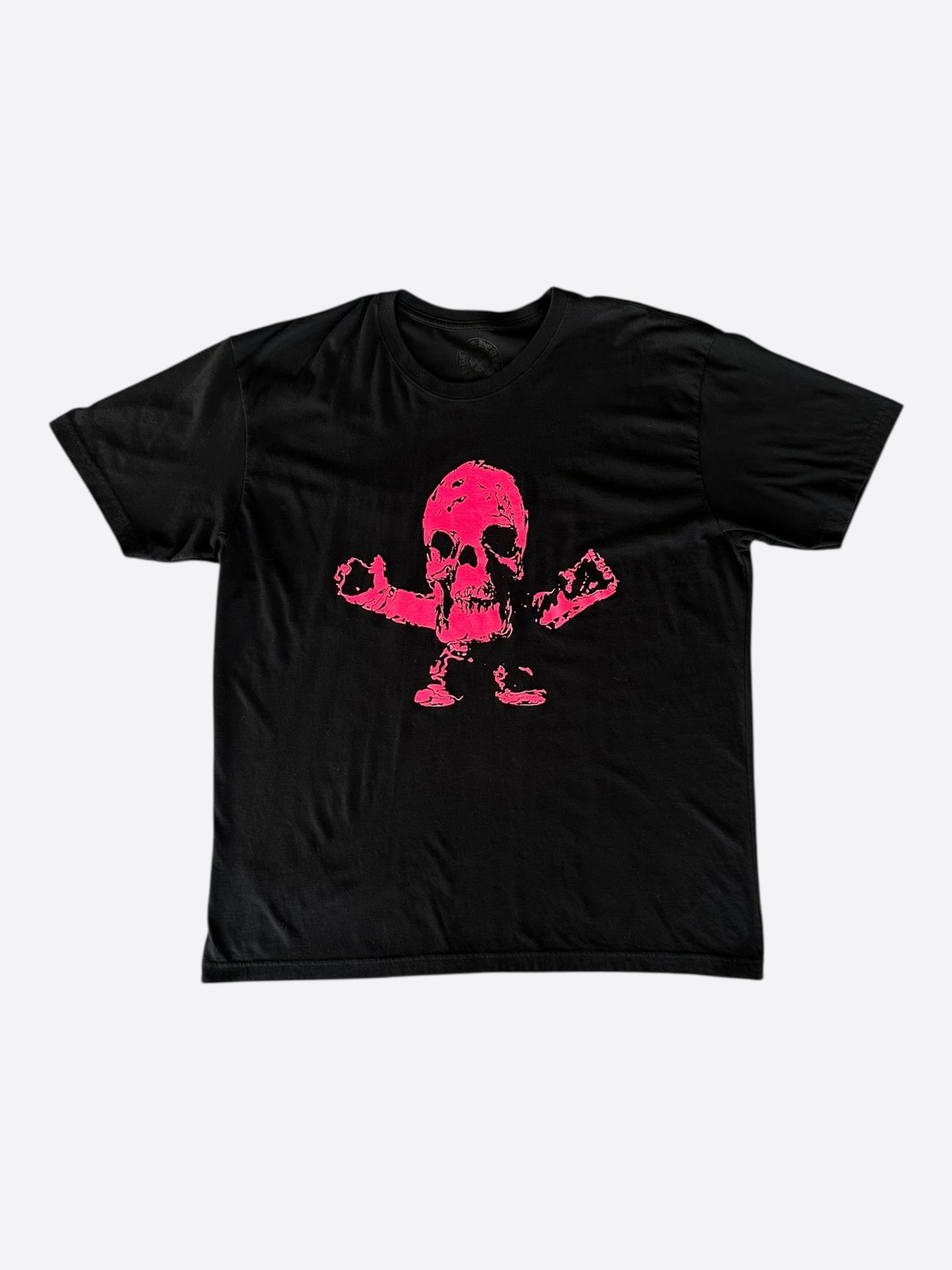 Chrome Hearts Black & Pink Foti Graphic T-Shirt