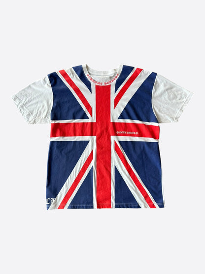 Chrome Hearts White Union Jack T-Shirt