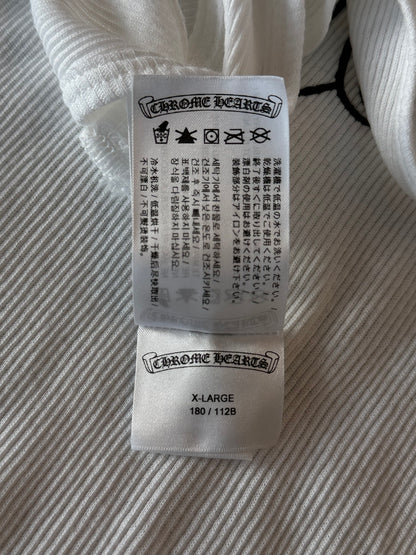 Chrome Hearts White & Black T-Bar Logo Tank Top