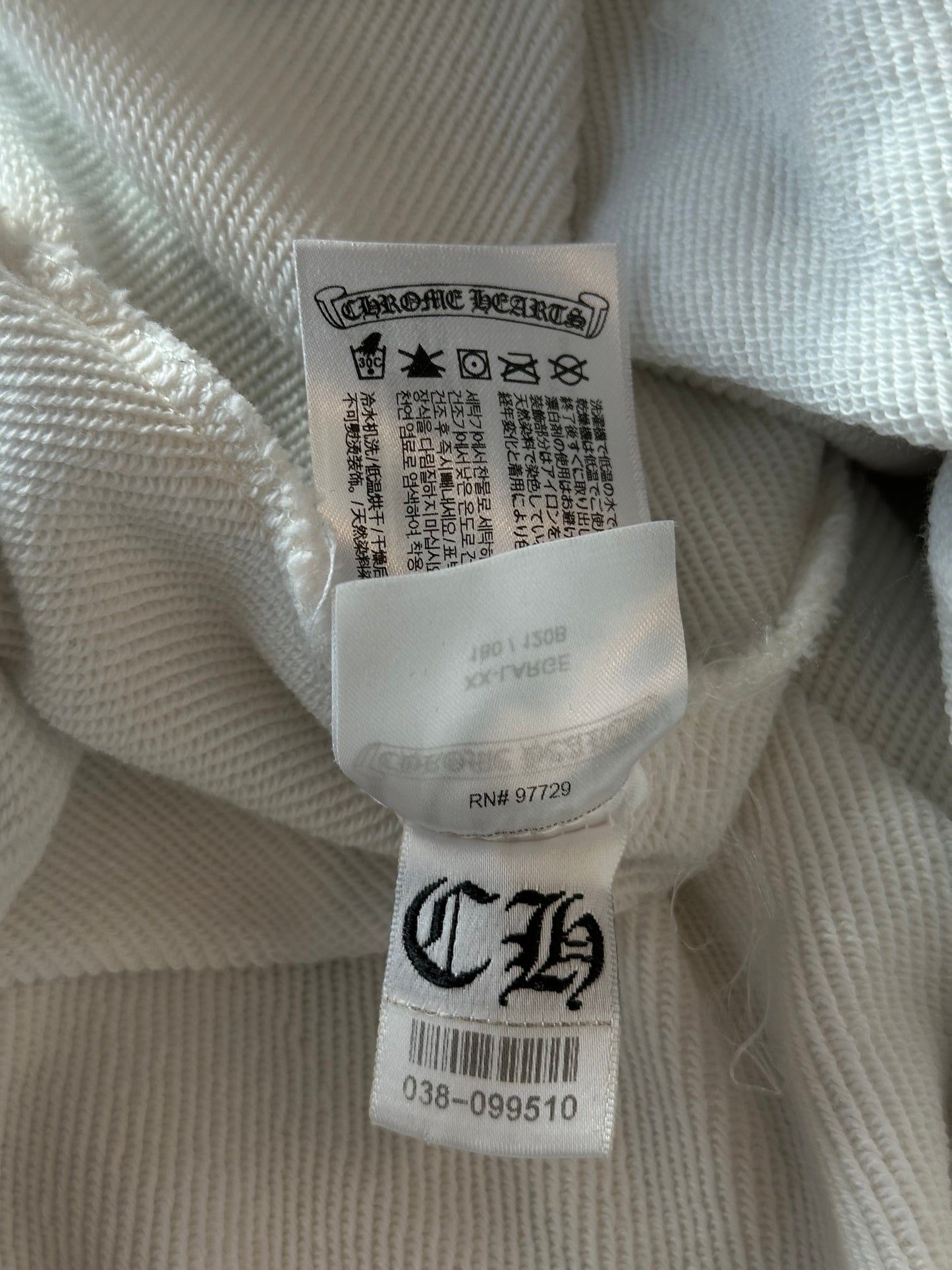 Chrome Hearts White & Blue Las Vegas Dice Hoodie